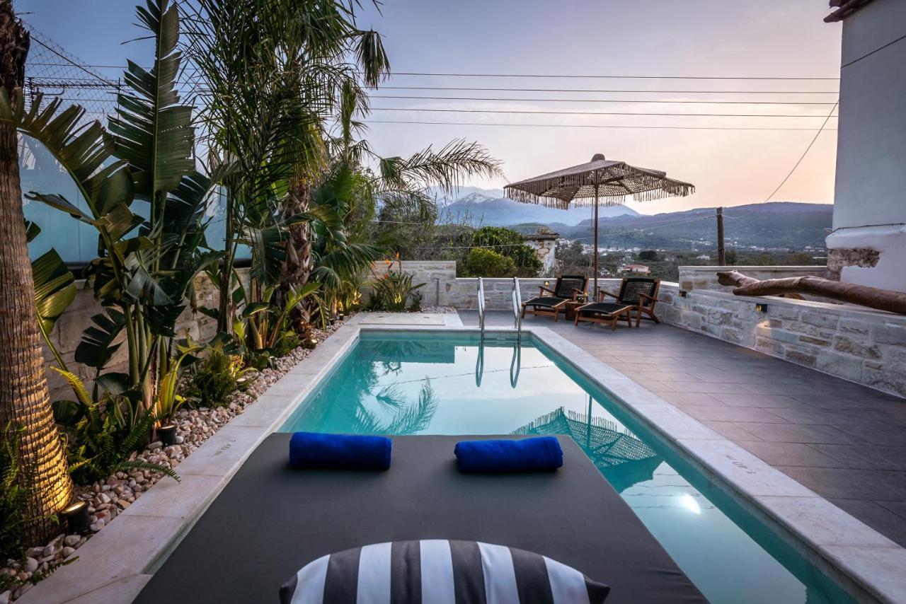 Villa Armenus, Private Pool, Garden, Bbq Chania  Luaran gambar