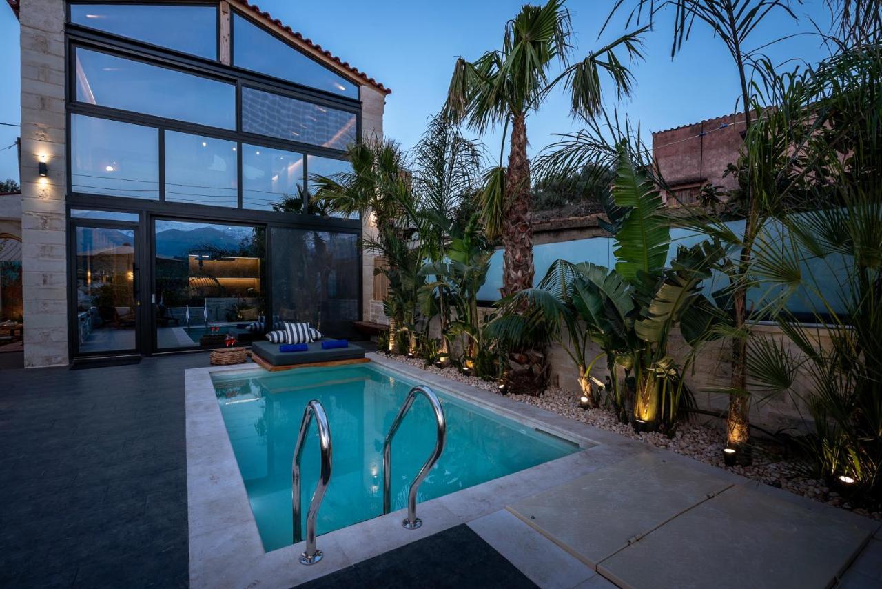 Villa Armenus, Private Pool, Garden, Bbq Chania  Luaran gambar