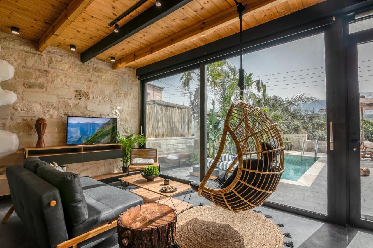Villa Armenus, Private Pool, Garden, Bbq Chania  Luaran gambar